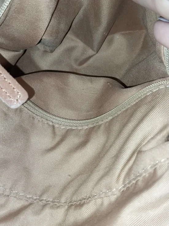 The Sak Tan Embroidered Crossbody Bag with Pink Accent - Picture 6 of 7